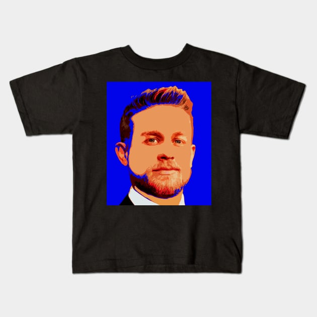 charlie hunnam Kids T-Shirt by oryan80